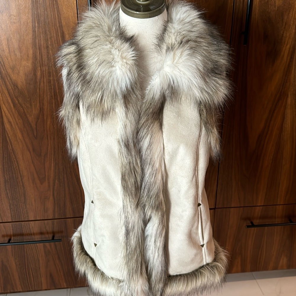 Scully Faux Fur Trimmed Vest